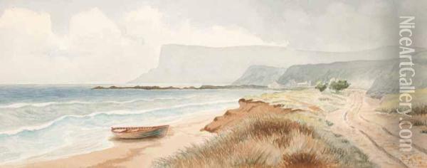 Fairhead From Ballycastle Oil Painting - Joseph Carey Carey