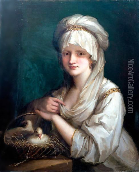 Conjugal Peace Oil Painting - Angelica Kauffmann