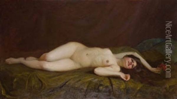 Desnudo Oil Painting - Gonzalo Bilbao Martinez