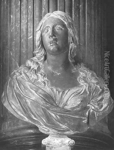 St Mary Magdalene I Oil Painting - Alessandro Algardi