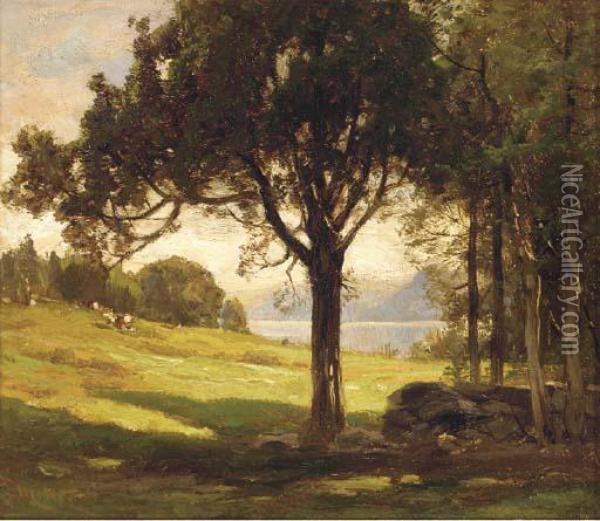 The Cedar Meadow Oil Painting - James David Smillie