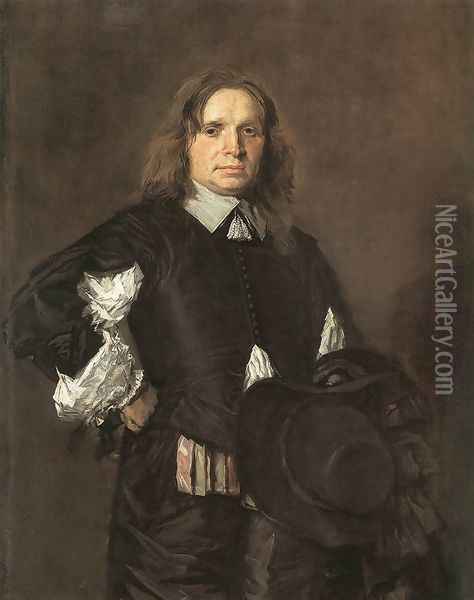 Portrait of a Man (1) 1650-52 Oil Painting - Frans Hals