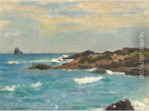 The Coast At Louisbourg Oil Painting - William Brymner
