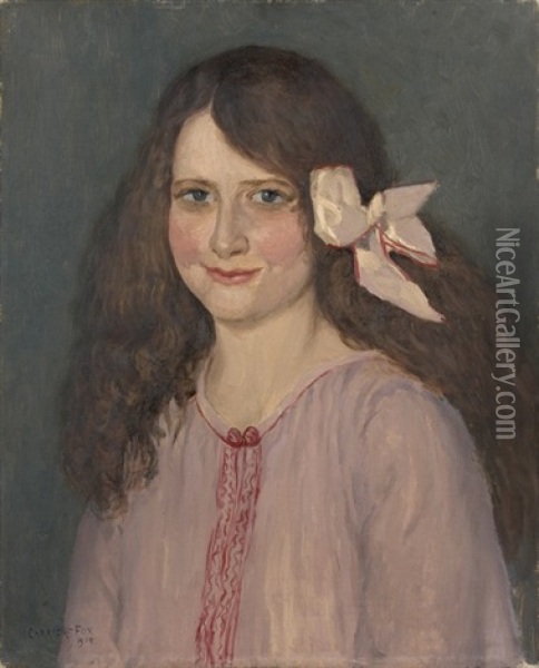Mary Oil Painting - Ethel Carrick Fox