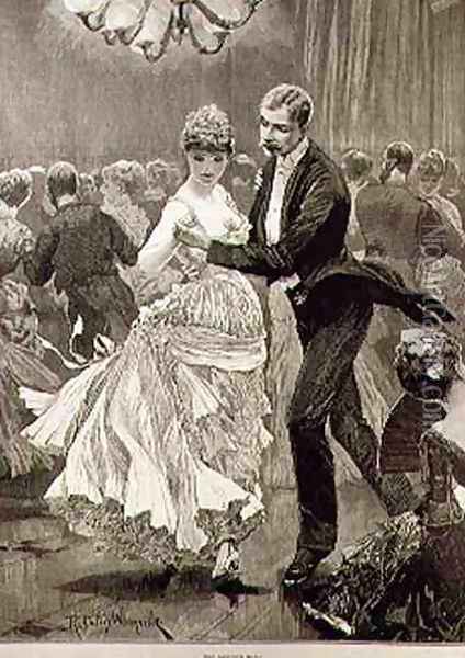 The Squire's Ball, from The Illustrated London News, 3rd June 1886 Oil Painting - Richard Caton Woodville