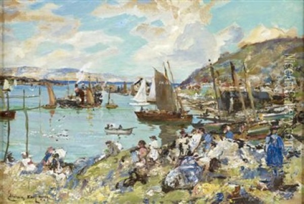 Tarbert, Loch Fyne Oil Painting - James Kay