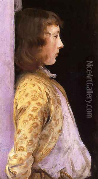 Portrait of Dorothy Barnard Oil Painting - John Singer Sargent