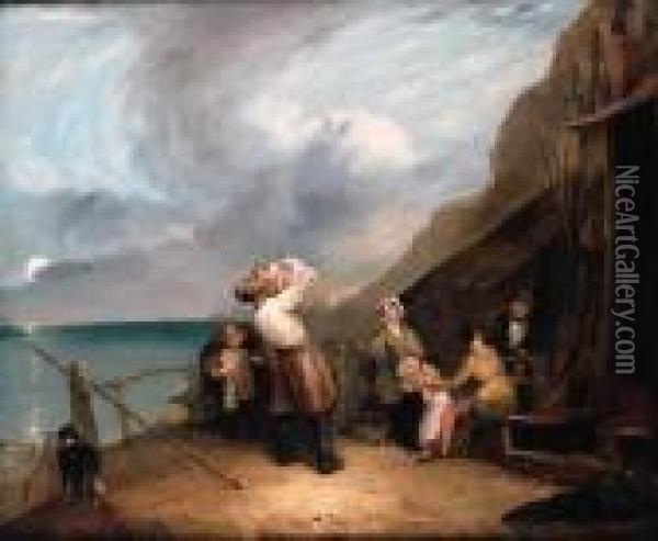 The Fisherman's Return Oil Painting - William Joseph Shayer