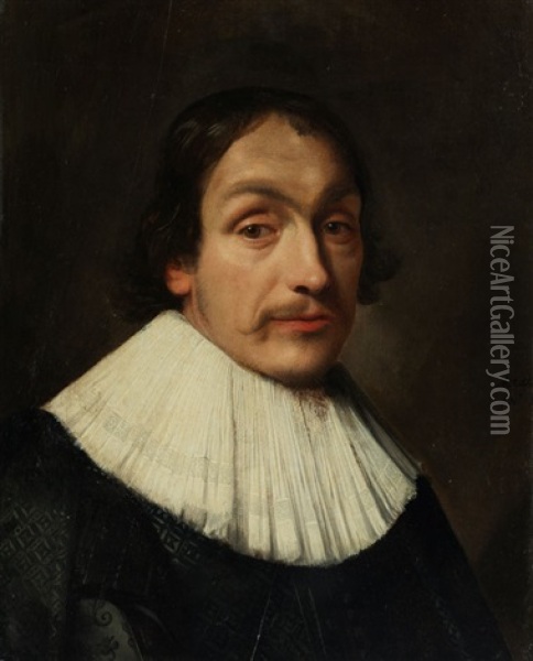 Bildnis Eines Herrn Oil Painting - Michiel Janszoon van Mierevelt