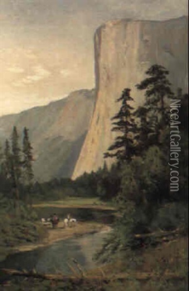 El Capitan, Yosemite Valley Oil Painting - William Keith