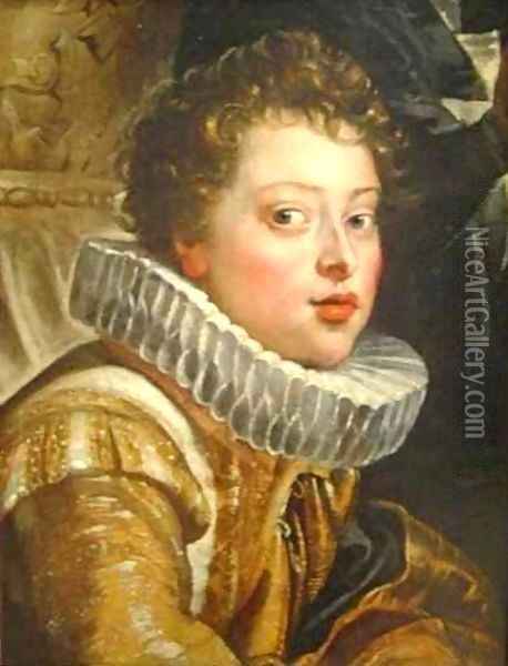 Portrait of Vincenzo II Gonzaga Oil Painting - Peter Paul Rubens