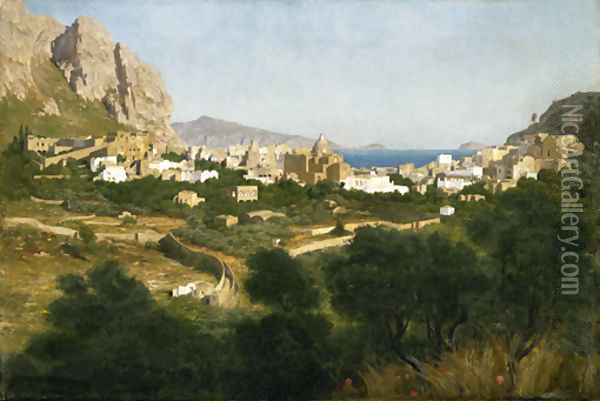 Capri - Sunrise Oil Painting - Lord Frederick Leighton