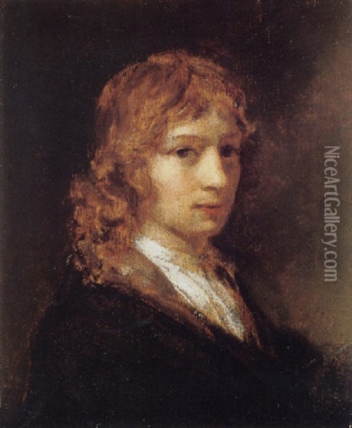 Self Portrait Of The Artist Oil Painting - Willem Drost