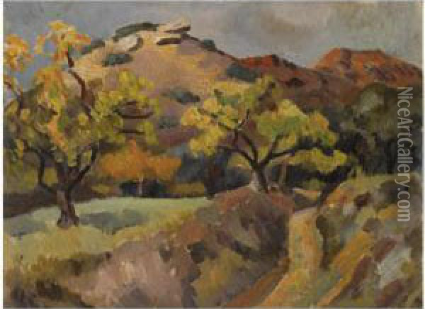 French Landscape Oil Painting - Roger Eliot Fry