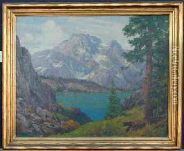 High Sierra Landscape Oil Painting - Christian Siemer