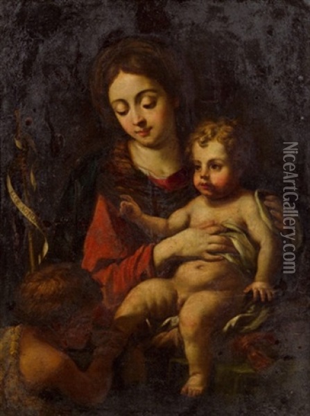 Madonna Mit Kind Oil Painting -  Guercino