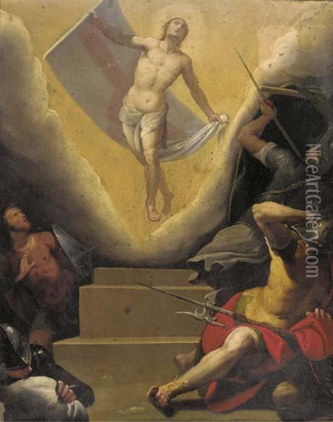 The Resurrection Oil Painting - Alessandro Tiarini