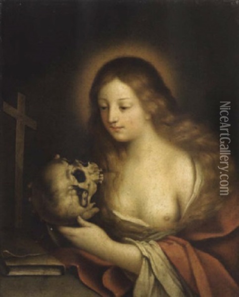 La Maddalena Oil Painting -  Guercino