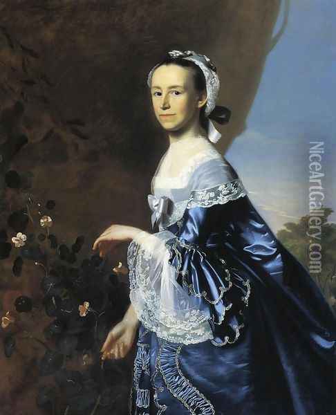 Mrs. James Warren (Mercy Otis) Oil Painting - John Singleton Copley