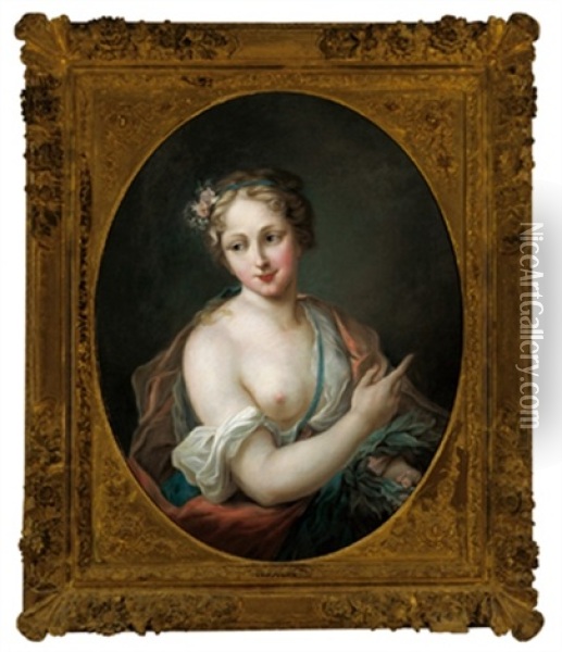 Ritratto Di Giovane Dama Oil Painting - Rosalba Carriera