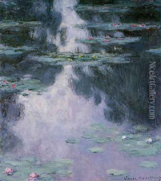 Water-Lilies 7 Oil Painting - Claude Oscar Monet
