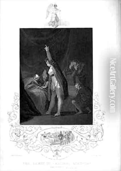 The Death of Cardinal Beaufort Act III Scene 3 Oil Painting - Fuseli, Henry (Fussli, Johann Heinrich)