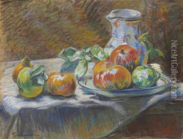 Nature Morte Aux Fruits Oil Painting - Armand Guillaumin