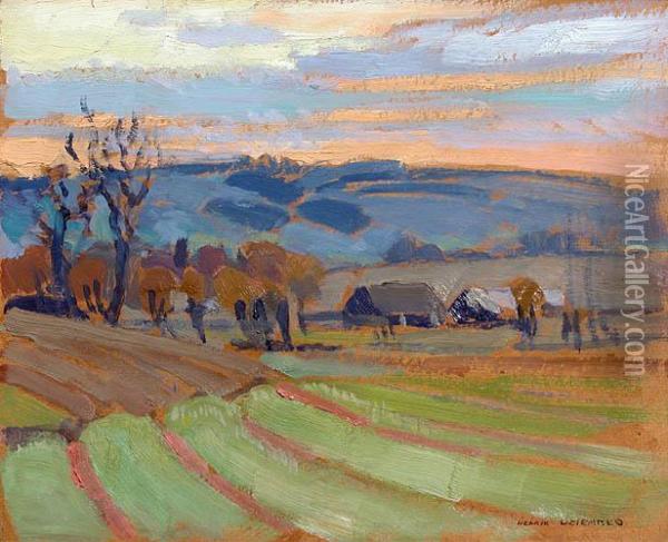 Po Zachodzie, 1916 R. Lub 1926 R. Oil Painting - Henryk Uziemblo