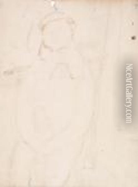 Garcon A L'escarpe (le Petit Tzigane) Oil Painting - Amedeo Modigliani