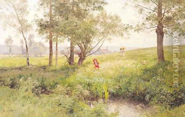 Landscape Oil Painting - Emile Isenbart