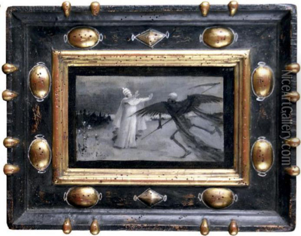 Le Pape Devant La Mort Oil Painting - Jean Paul Sinibaldi