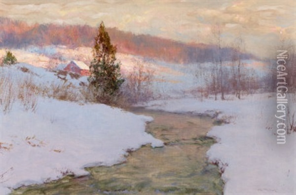 Upland Stream Oil Painting - Walter Launt Palmer
