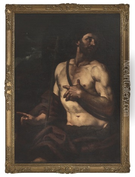 St. John The Baptist Oil Painting - Johann Carl Loth