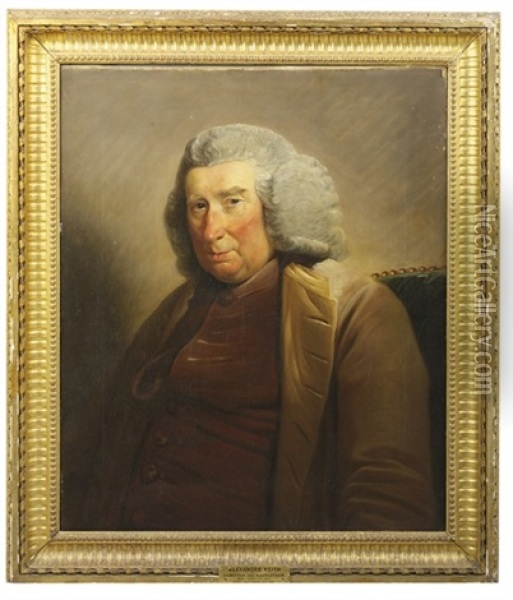 Portrait Of Alexander Keith Of Dunnottar And Ravelstoun (1705-1792 Oil Painting - David Martin