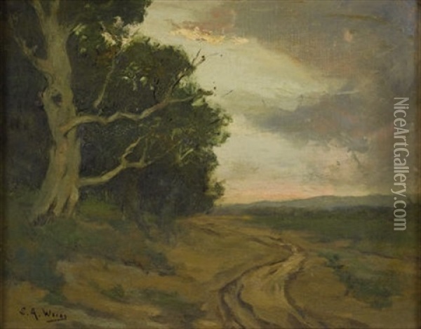 Landscape Oil Painting - Samuel A. Weiss
