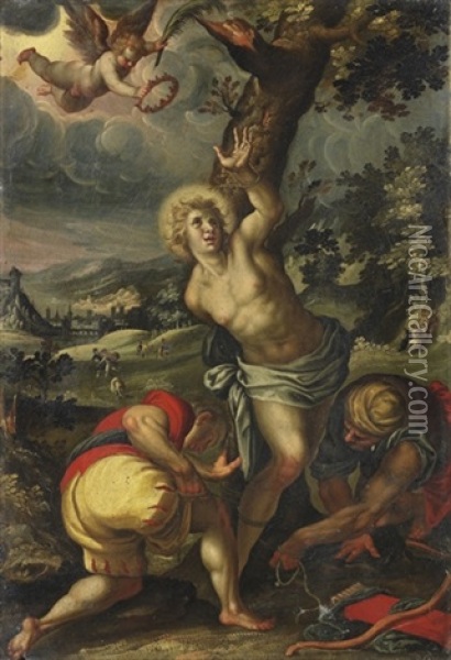 The Martyrdom Of A Saint Oil Painting - Hans Rottenhammer the Elder
