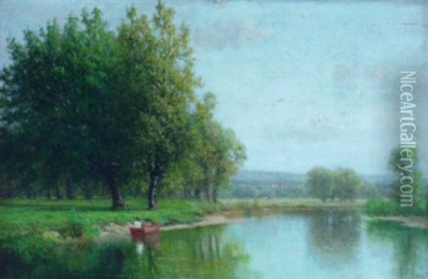 Lazy Summer Day Oil Painting - James Renwick Brevoort