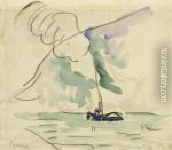 Passage Oil Painting - Paul Signac