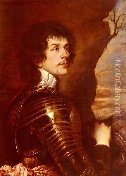 Portrait Of Charles Stanley, 8th Earl Of Derby Oil Painting - Adriaen Hanneman