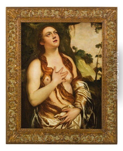 Maddalena Penitente Oil Painting -  Padovanino