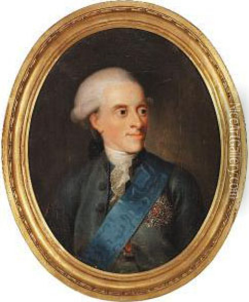 A Portrait Of Heir Presumptive Frederik Of Denmark Oil Painting - Jens Juel