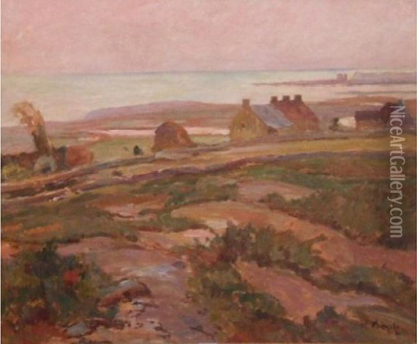 Golfe Du Morbihan Oil Painting - Charles Berjole