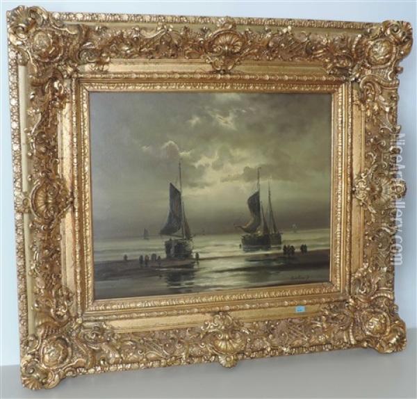 Marine Oil Painting - Gerard Van Der Laan