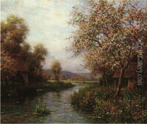 Spring Blossoms Oil Painting - Louis Aston Knight
