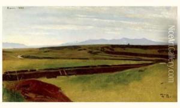 La Campagne Romaine Oil Painting - Bonnat Leon