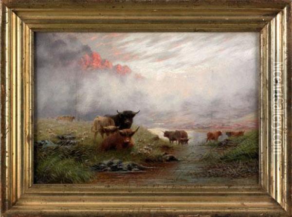 Mists At Dawn Oil Painting - Sidney Pike