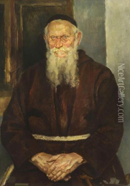 Pater Johannes Oil Painting - Hiasl Maier-Erding