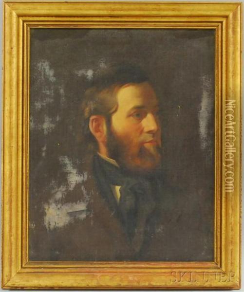 Self-portrait Oil Painting - Augustus Rockwell
