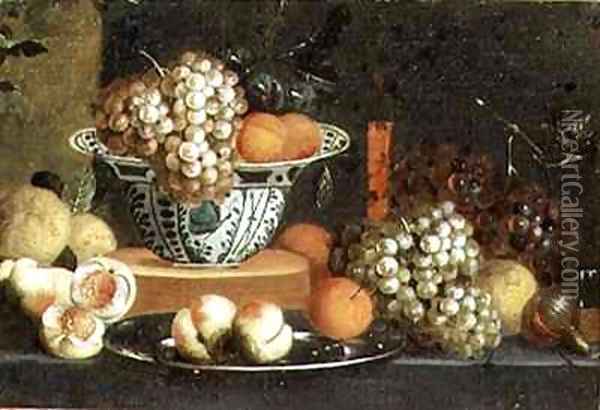 Still Life of Fruit Oil Painting - Jan Pauwel Gillemans The Elder