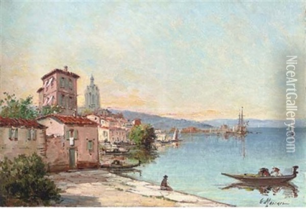 Laguna Di Venezia Oil Painting - Gustave Mascart